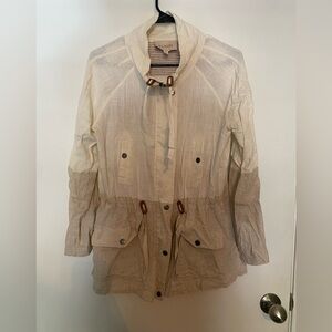 Blu Pepper Cream Utility Jacket for Women